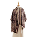 Jacquard Tassel Scarf - DippedShop Wholesale - #0419