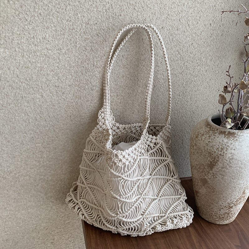 Handmade Hollow Out Beach Bag - DippedShop Wholesale - #0227