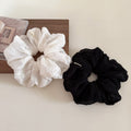 Elegant Floral Embroidery Ruffled Hair Scrunchies MK2BW6W6HSR80