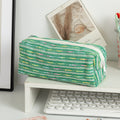 Cute Multi-Color Line portable Pencil Pouch 6S10BOB1045