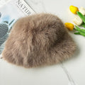 Faux Fur Bucket Hat - DippedShop Wholesale - #2755
