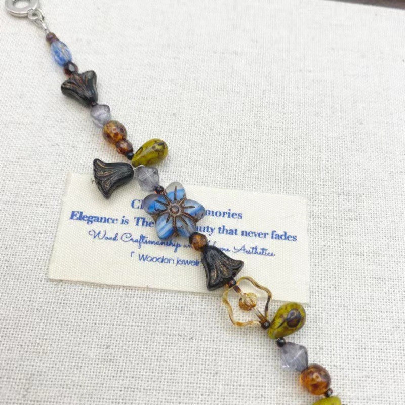 Vintage Irregular Flower Beaded Bracelet DP25E779