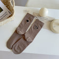 Embroidered Slouchy Socks - DippedShop Wholesale - #2755