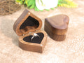 Heart Wooden Ring Box - DippedShop Wholesale - #9491