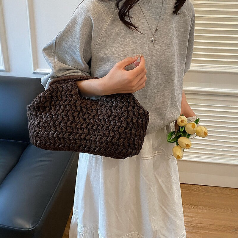 Trendy Handmade Woven Handbag Crossbody Bag 8BW6BBG335T