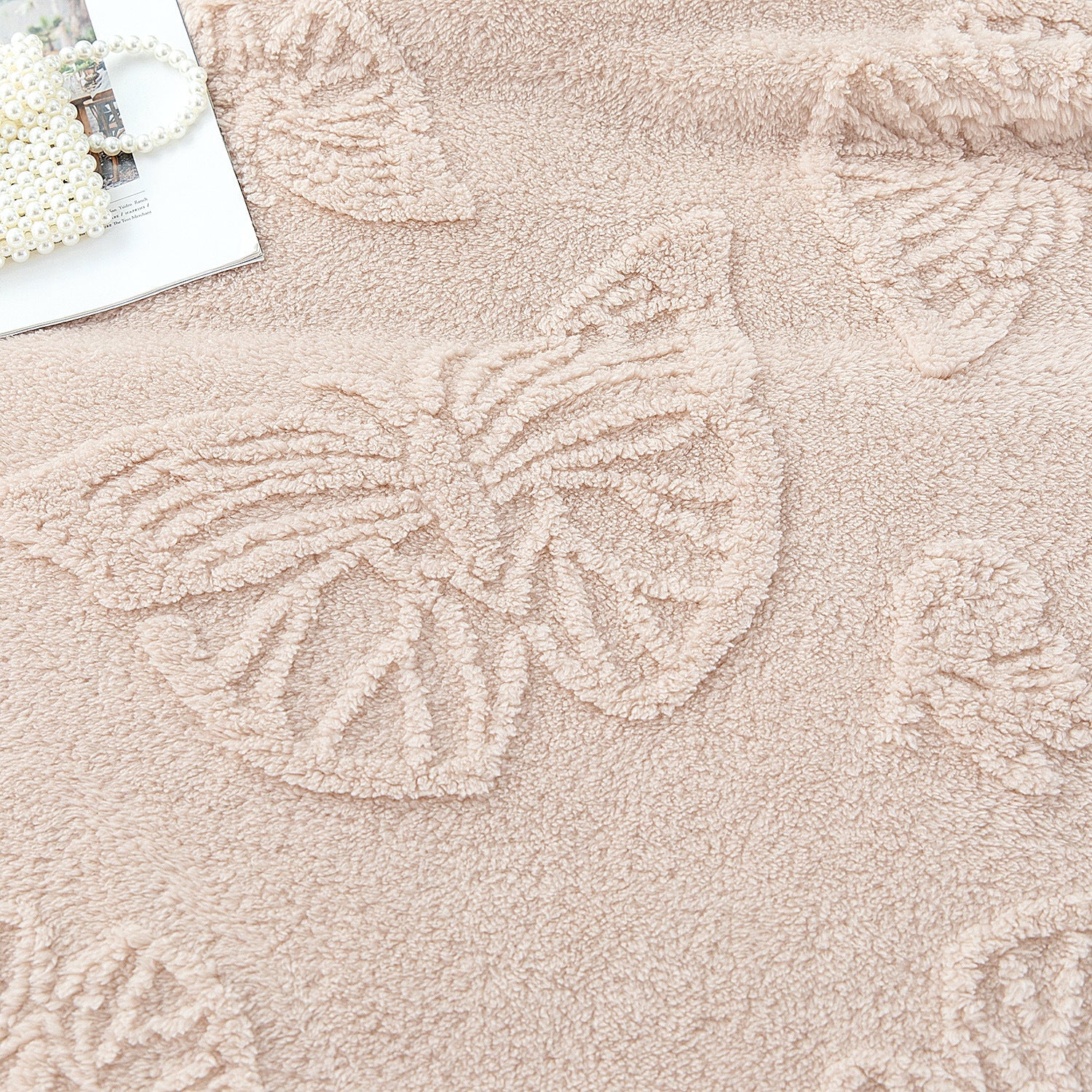 Butterfly Jacquard Fleece Blanket - DippedShop Wholesale - #3827