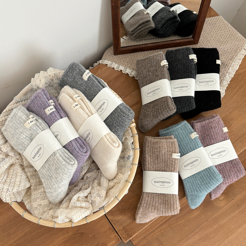 Chunky Knit Slouchy Socks - DippedShop Wholesale - #8019