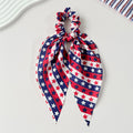 Fashion Star Striped Print Bowknot Hair Tie 8BK6HSR19T