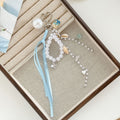 Fresh Pearl Chain Conch Pendant Keychain Bag Charm 6W10BBC382