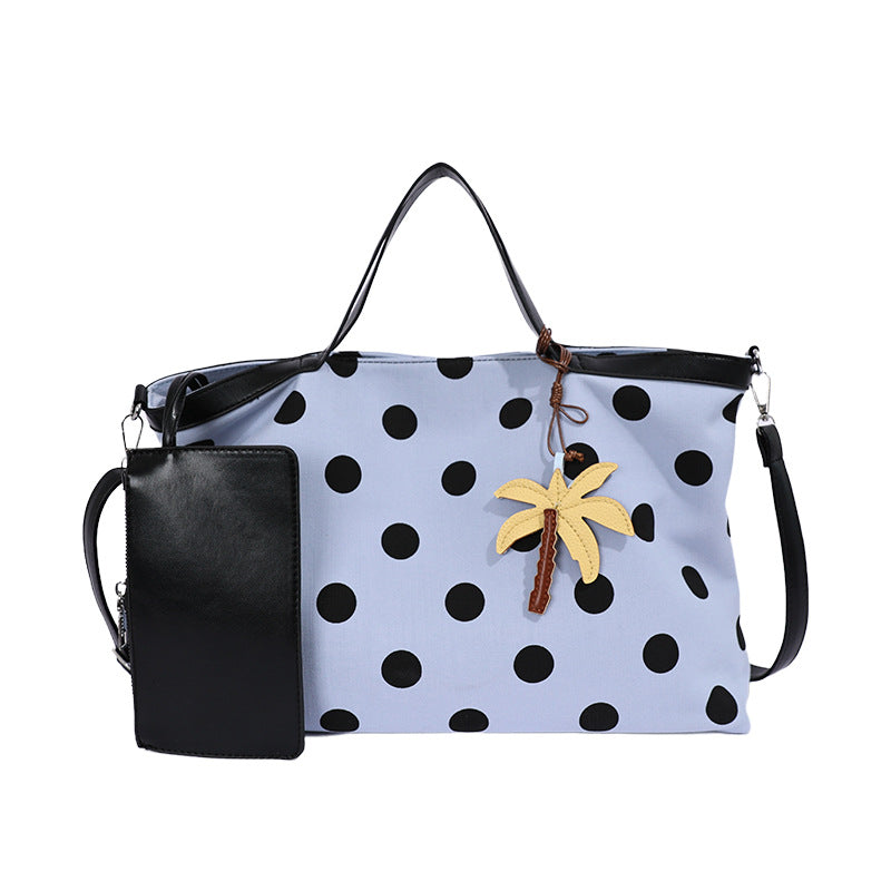 Fashion Polka Dots Large Capacity Shoulder Bag 6W10BBG1375