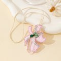 Sweet Rhinestones Floral Pendant Keychain Bag Charm 6W10BBC776