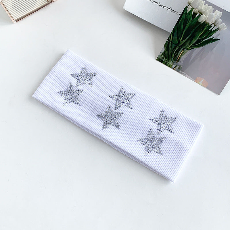 Rhinestone Star Knit Headband - DippedShop Wholesale - #6595