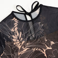 Retro Long Sleeve Rash Guard - DippedShop Wholesale - #9571