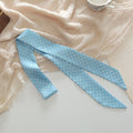 Fashion Polka Dots Narrow Soft Silk Scarf MK2BLW6W6NSI63