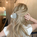 Minimalist Color Block Striped Acetate Hair Claw 8AS6HCP317T