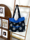 Reversible Polka Dot Tote Bag - DippedShop Wholesale - #6707