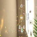 Metal Mushroom Pendant Crystal Ball Tassel Suncatchers MK2CZAS6H7HLS73
