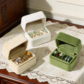 Stylish Solid Color Portable Jewelry Case 8CW6BOB291L