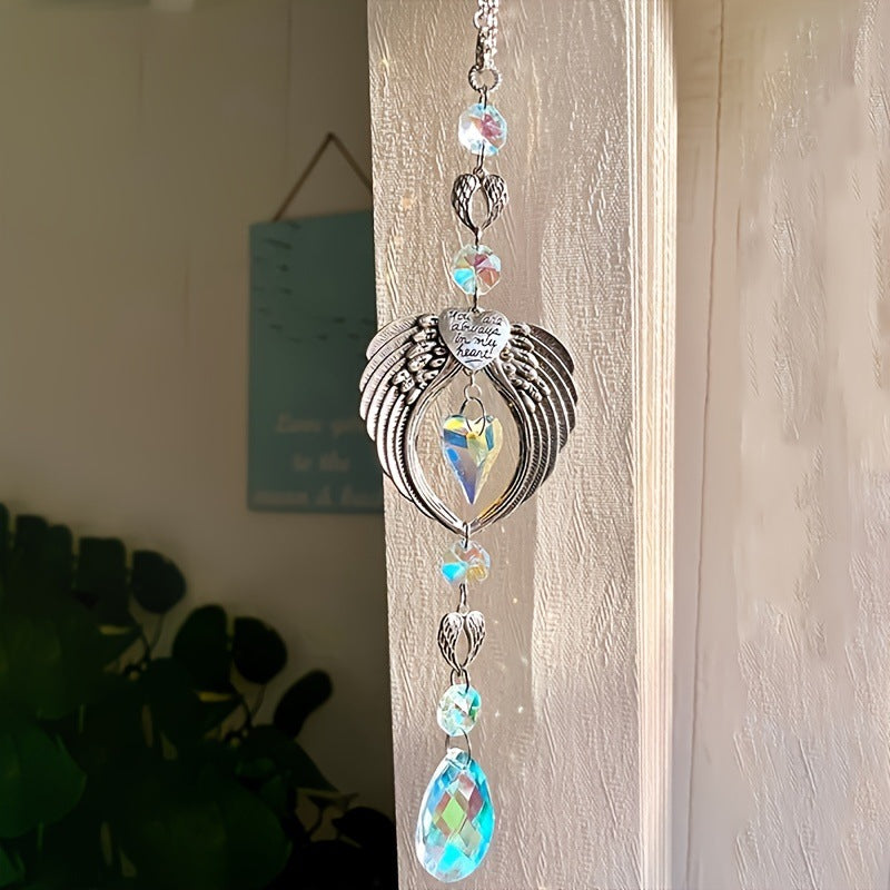 Celestial Moon Star Crystal Wind Chime Suncatcher 6H7HLS201