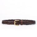 Fashion Handmade Woven Adjustable Leather Belt 6W6JBT177