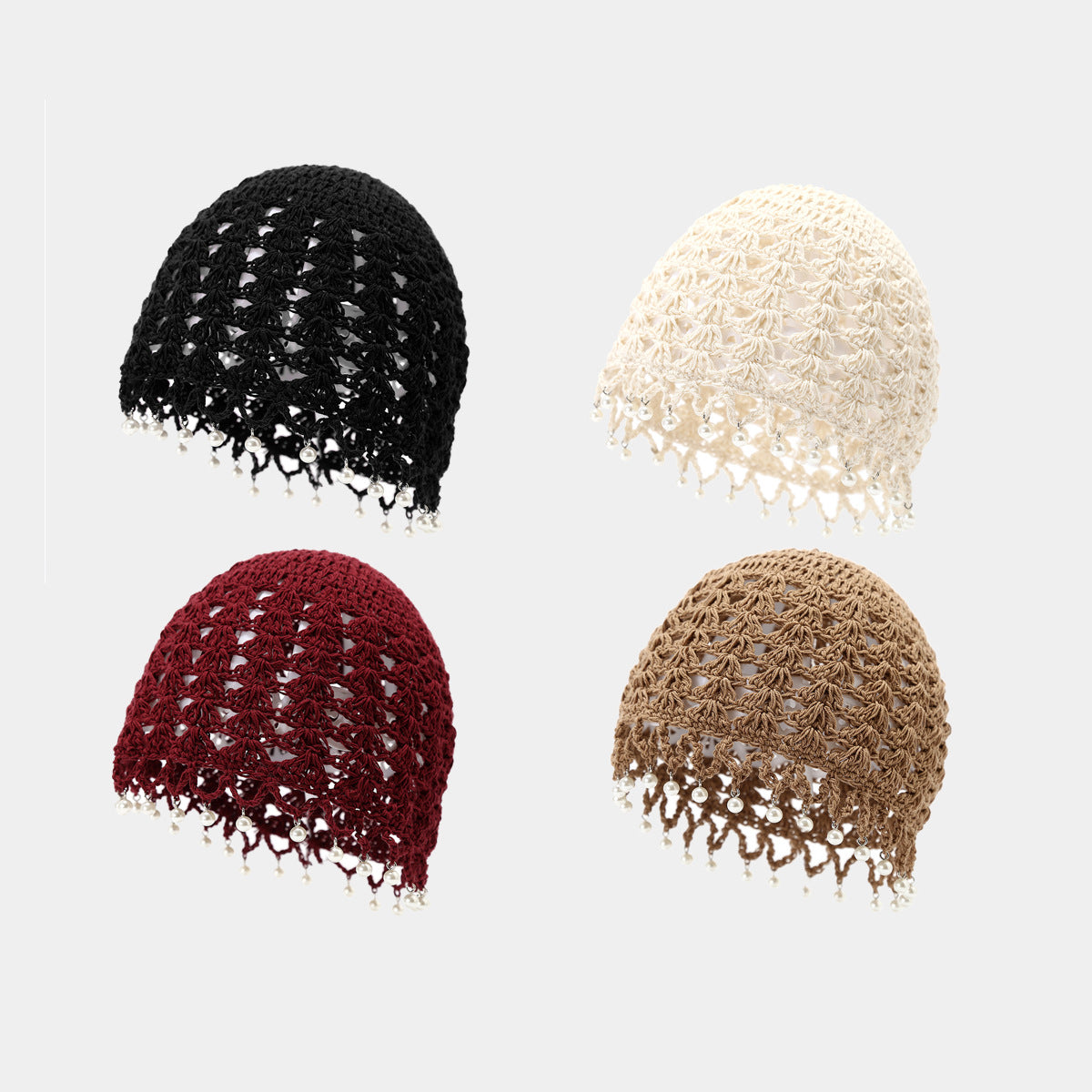 Vintage Pearl Tassel Hat - DippedShop Wholesale - #3571