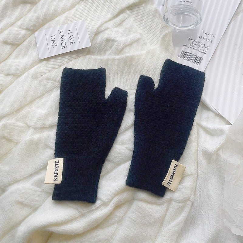 Thick Warm Fingerless Gloves - DippedShop Wholesale - #4371