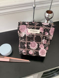 Vintage Floral Embossed Portable Makeup Bag MK2BW6W10BOB409