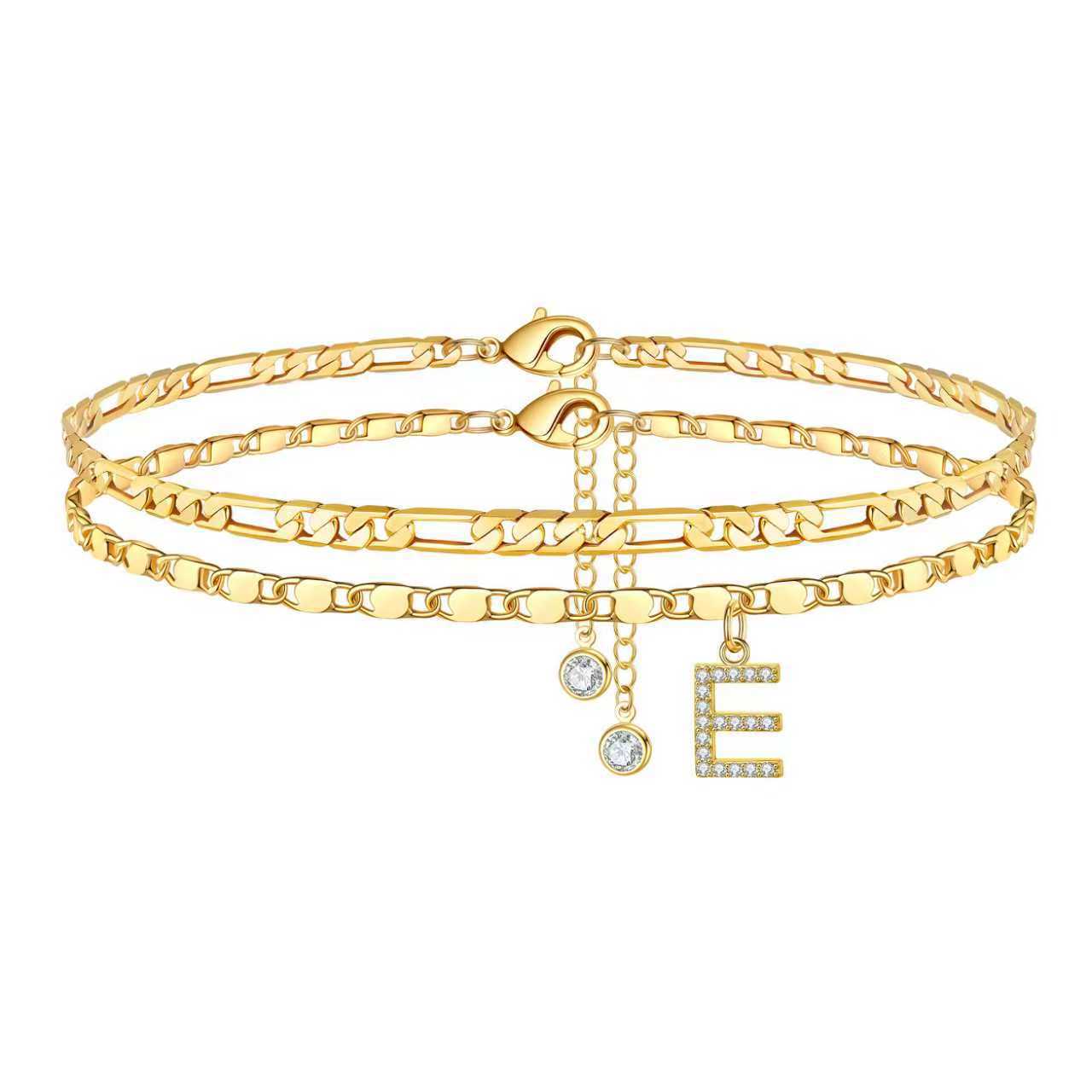 Elegant Gold Plated Double Lay - DippedShop Wholesale - #8515