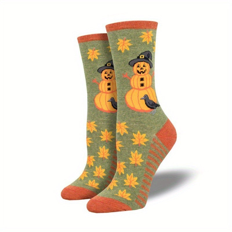 Creative Halloween Novelty Crew Socks 6W8FSO588