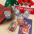 Christmas Theme Santa Claus Acrylic Hair Claw 6W6HCP1613