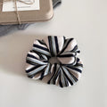 Simple Knit Striped Hair Scrunchie MK2BLW6W6HSR14