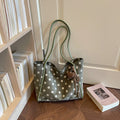 Large Polka Dot Tote Bag - DippedShop Wholesale - #4243