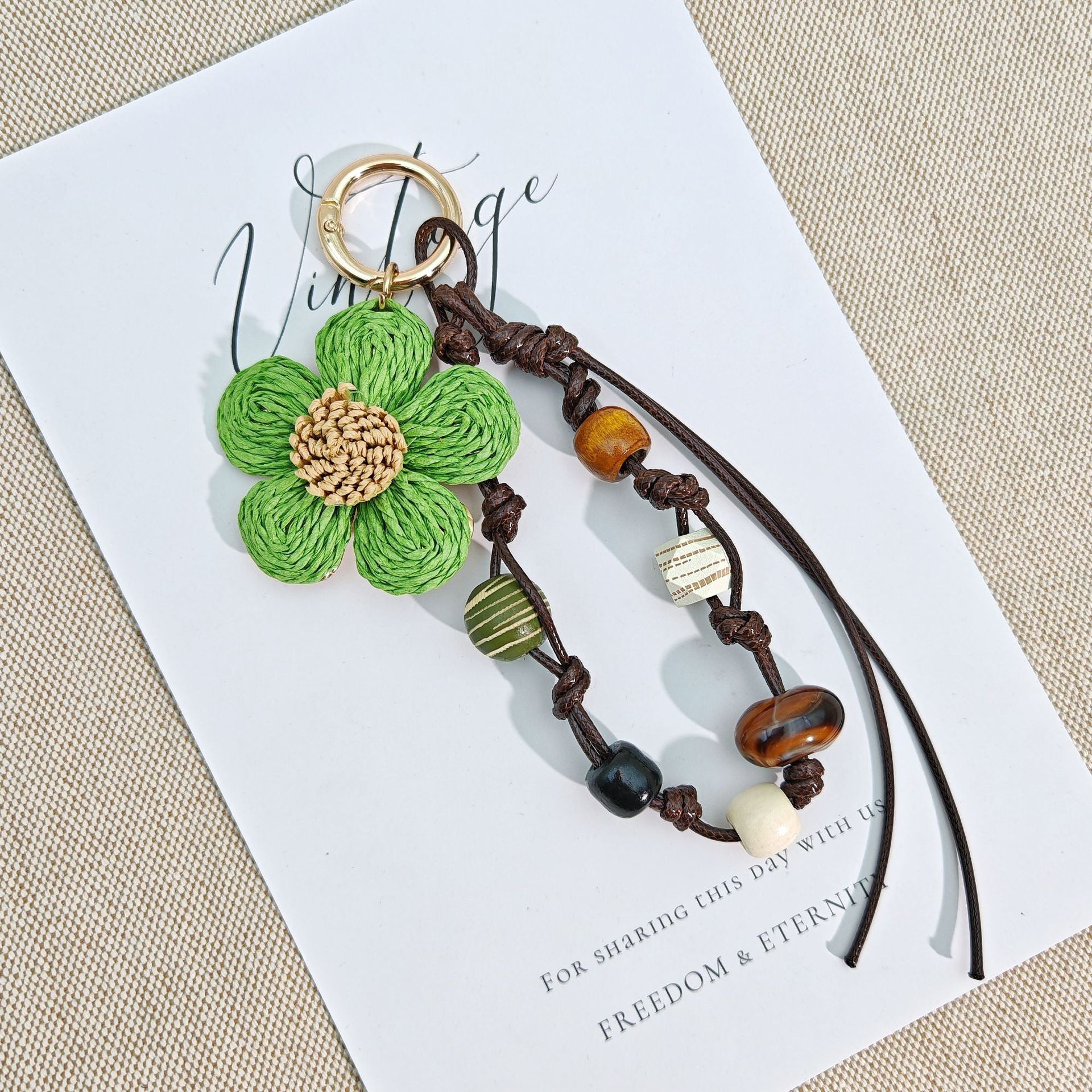 Vintage Beaded Tassel Charm - DippedShop Wholesale - #7363