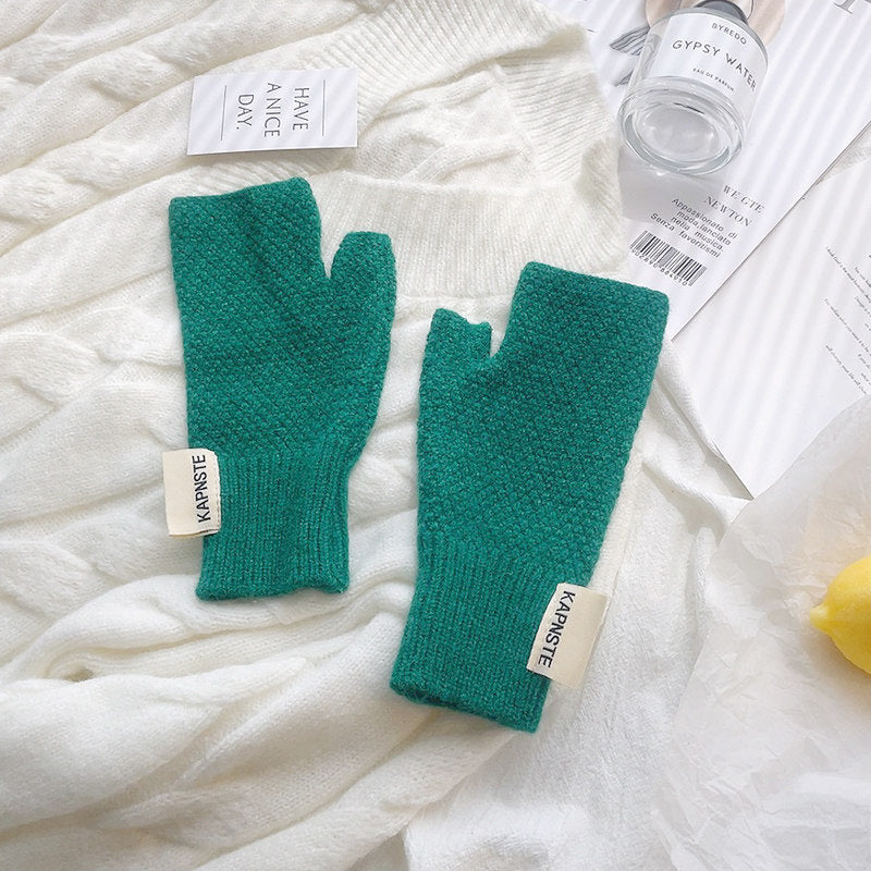 Thick Warm Fingerless Gloves - DippedShop Wholesale - #9907
