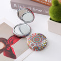 Round Foldable Double-sided Makeup Mirror MK2PPFN6CT5MR37