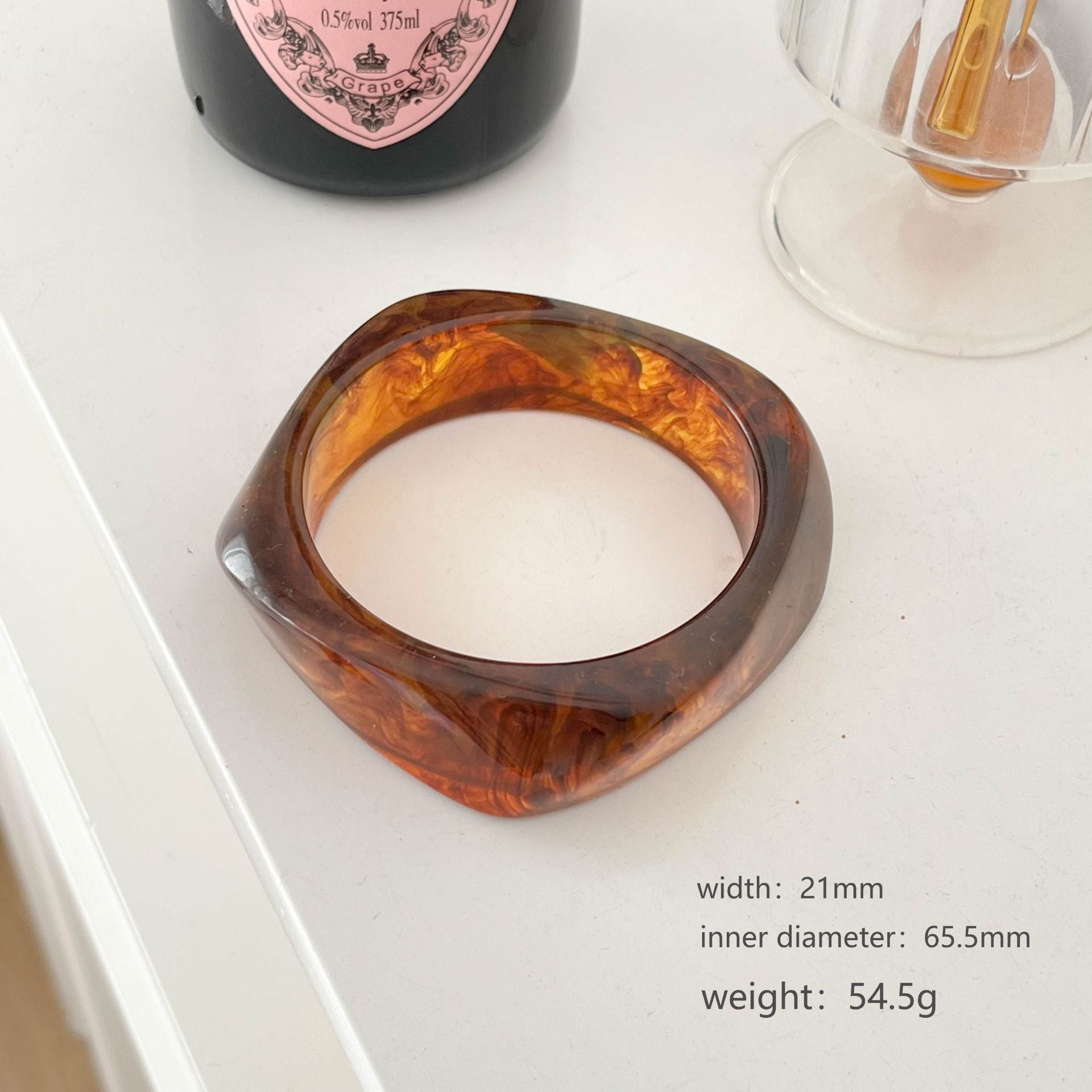 Chunky Resin Geometric Stackab - DippedShop Wholesale - #4051