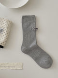Bowknot Cotton Crew Socks - DippedShop Wholesale - #5731