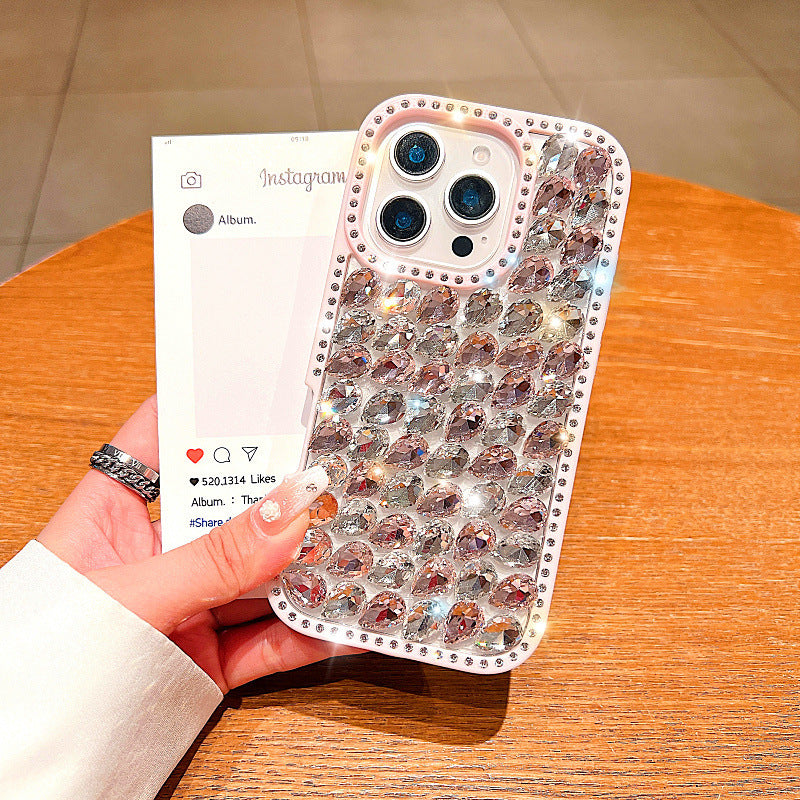 Sparkly 3D Rhinestone Protective Phone Case for iPhone 6Z13HPC191