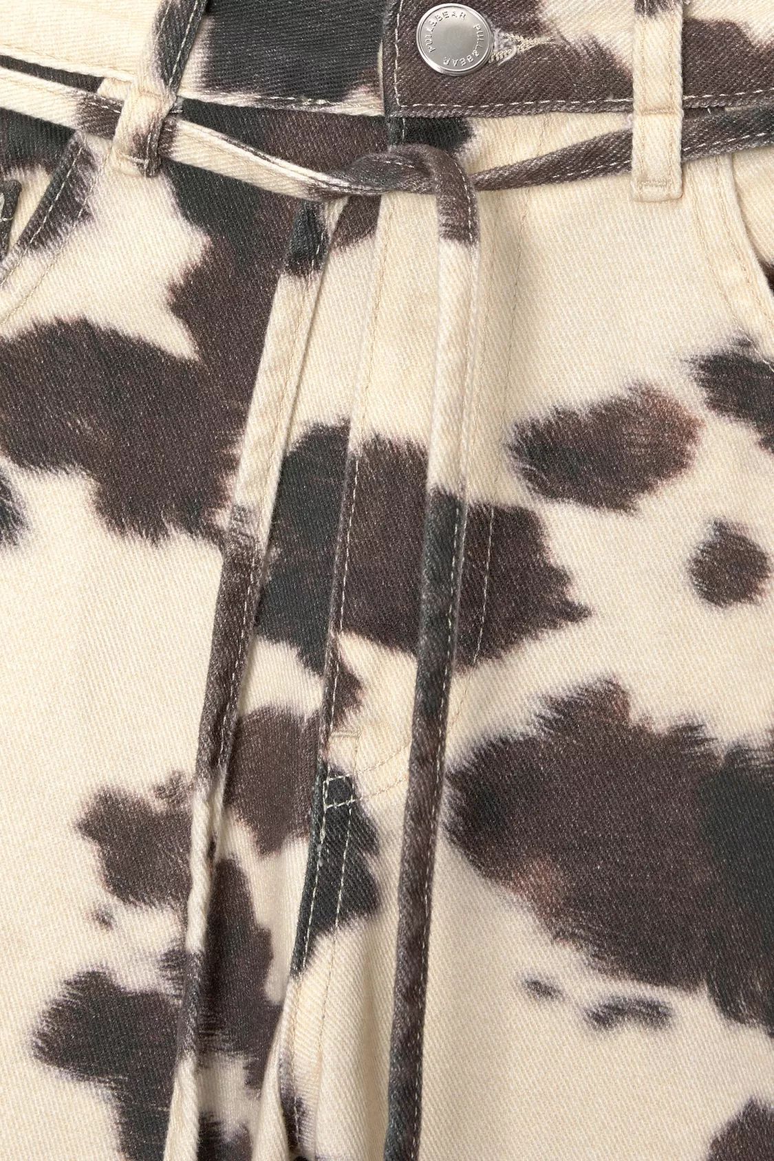 Vintage Cow Print Jeans - DippedShop Wholesale - #2595