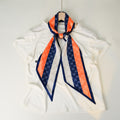 Stylish Checkerboard Pattern Silk Scarf 6W6NSI259