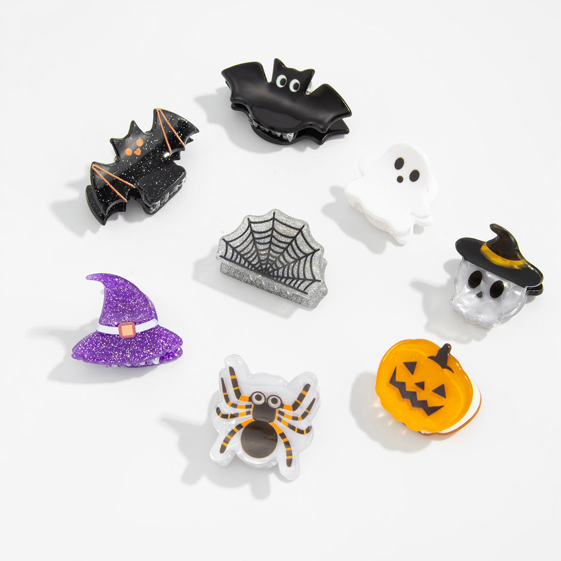 Cute Halloween Spider Ghost Mini Hair Claw DP25G524