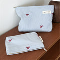 Striped Makeup Bag - DippedShop Wholesale - #8803