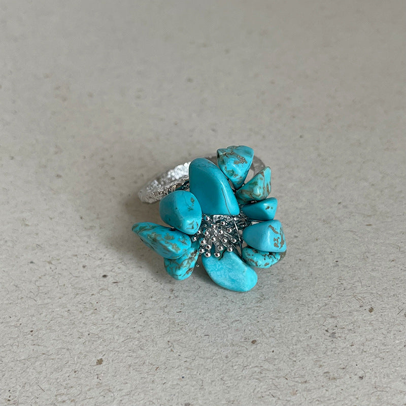 Irregular Crystal Beaded Ring - DippedShop Wholesale - #6323