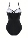 Solid Slim One Piece Swimwear - DippedShop Wholesale - #2515