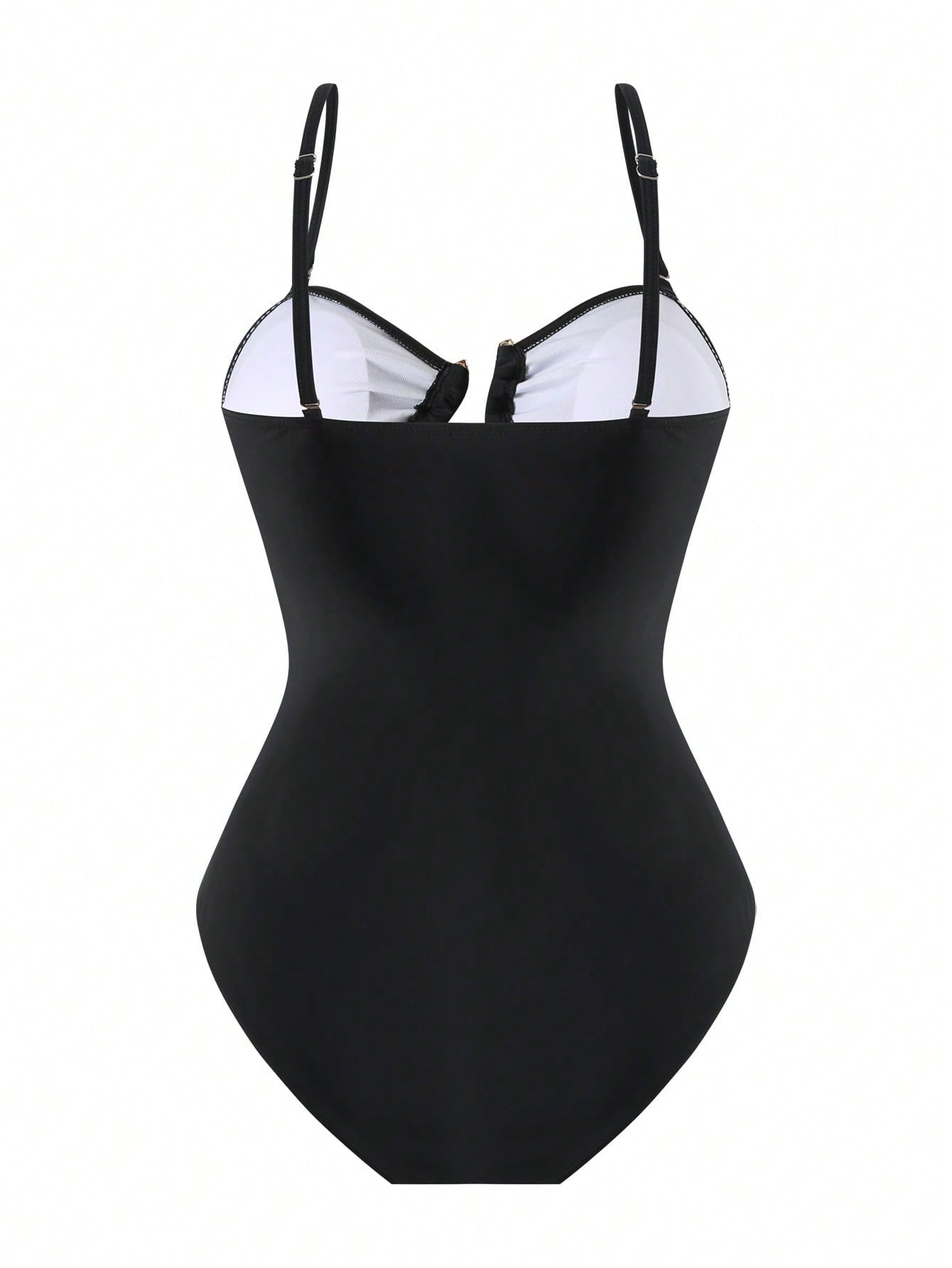 Solid Slim One Piece Swimwear - DippedShop Wholesale - #2515