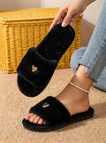 Plush Side Slippers - DippedShop Wholesale - #6883