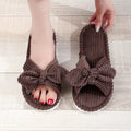 Open Toe Bow Slippers - DippedShop Wholesale - #3571