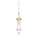 Classic Pumpkin Shape Heart Crystal Hanging Suncatchers MK2CZAS6H7HLS53