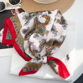 Retro Paisley Print Jacquard Neckerchief Square Scarf MK2BW6W6NSI08