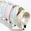Cute Floral Print Bowknot Wide Headband MK2PIM6W6HBD77